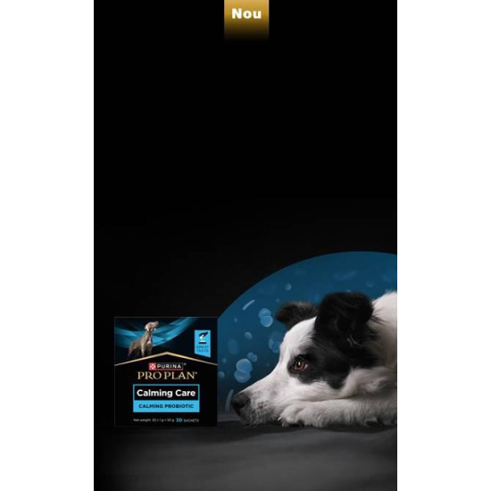 Purina Pro Plan Calming Care, probiotic calmant pentru caini, 30 plicuri